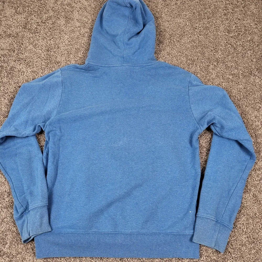 The North Face Hoodie Mens M Blue Good Graphic Pullover FA14 SMU